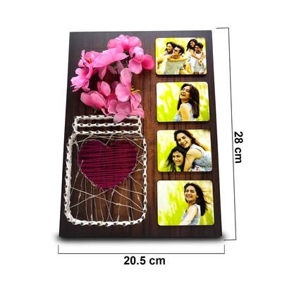 Hand-Crafted String Art Frame